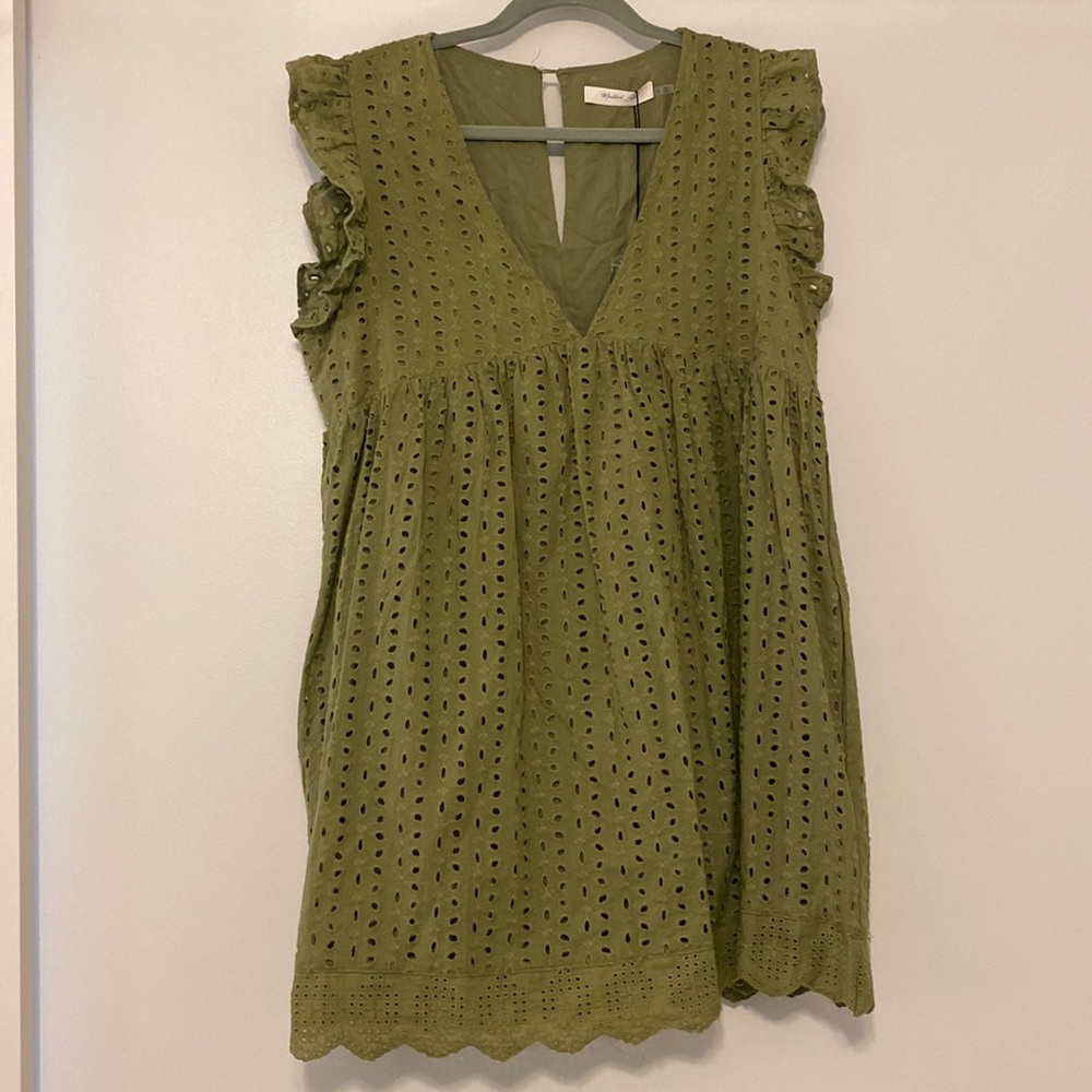 VICI Angel Babe Cotton Eyelet Pocketed Romper